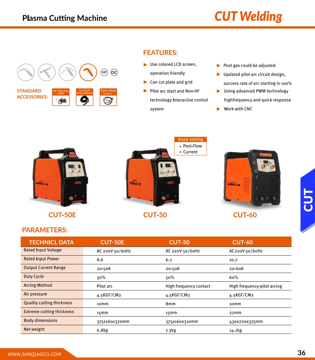 CUT Plasma Cutting Machine Series