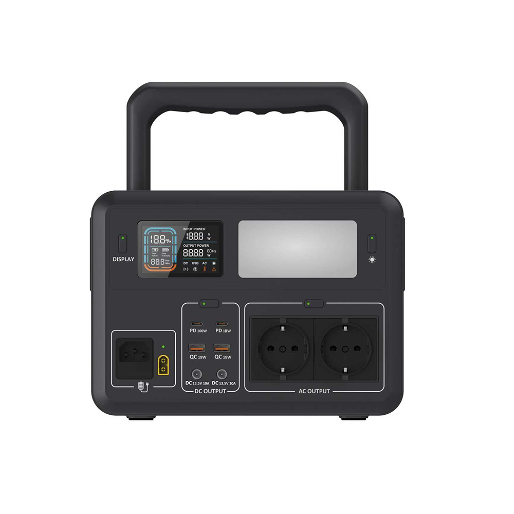 X600 512Wh LiFePO4 Battery 600W Output UPS 10ms Portable Generator for Camping