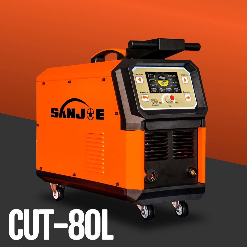 LCD Display 80A IGBT Plasma Cutter Grid Cutting Machine