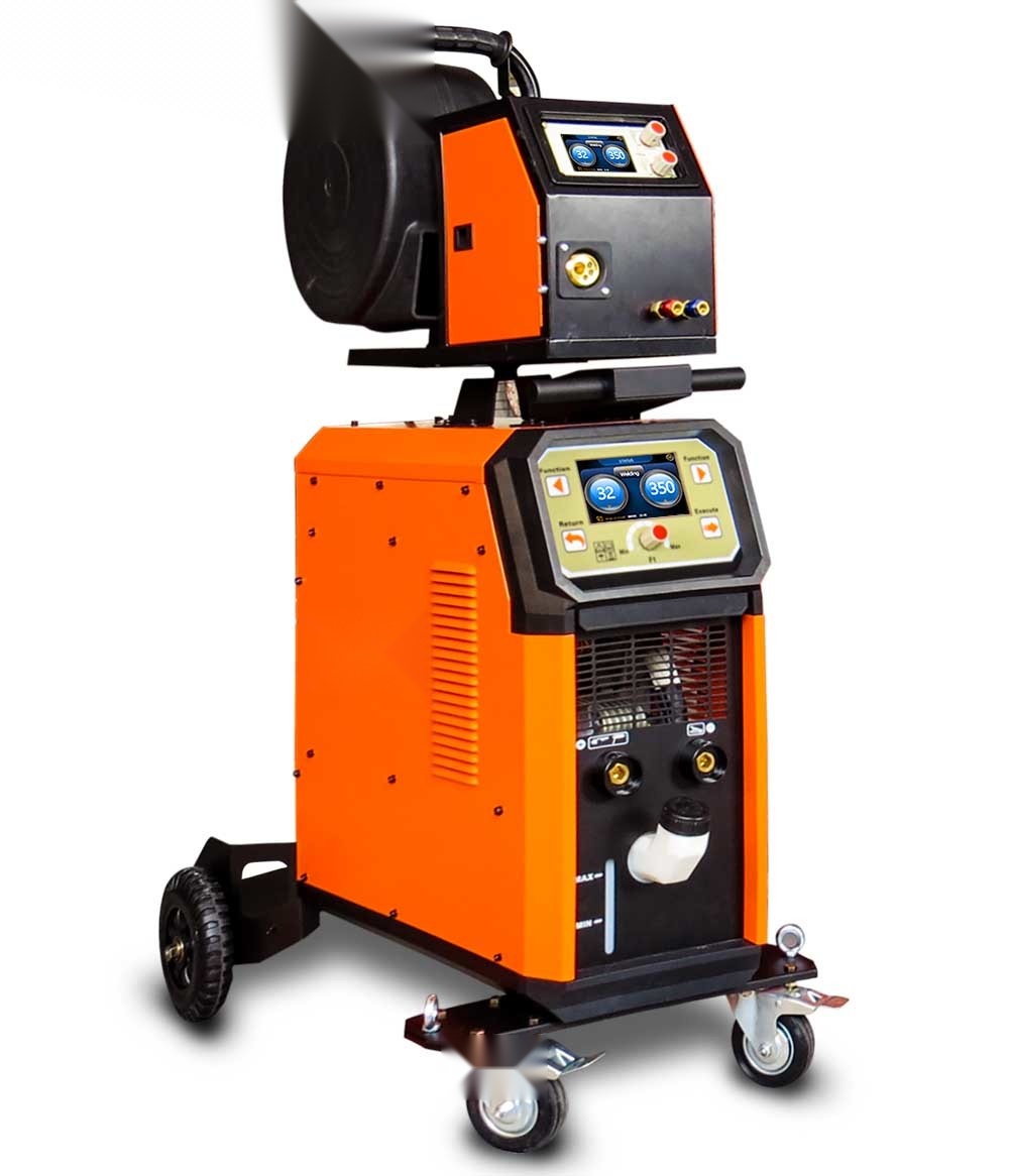 LCD 2 Screen 500A IGBT MIG Welder Gmaw Welding Machine 15kg Wire Spool