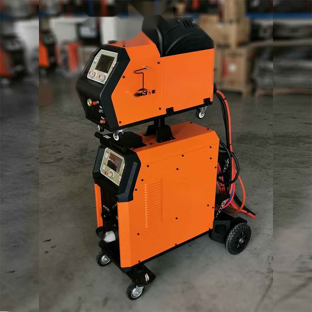 Double Display LCD Welding Machine 500A IGBT 15kg Gas Shielded Separated 15kg Wire Feeder MIG Welder