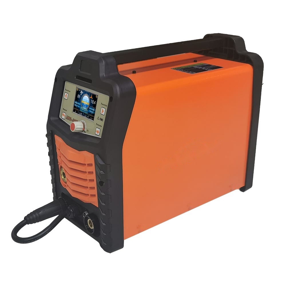 200A MIG Welding Machine IGBT Inverter LCD Display Pulse Gas Shielded Welding Machine