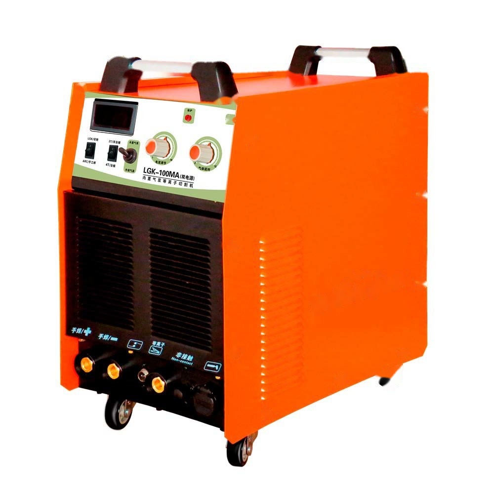 IGBT Plasma Cutting Machine 80A Dual Volts 220V 380V Buildin Pump Cutter CUT100MA