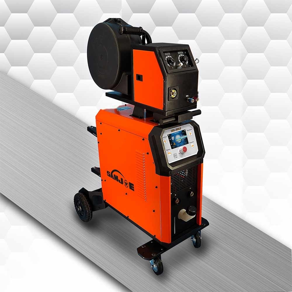 LCD 350A IGBT MIG Welder , Gmaw Welding Machine 15kg Wire Spool