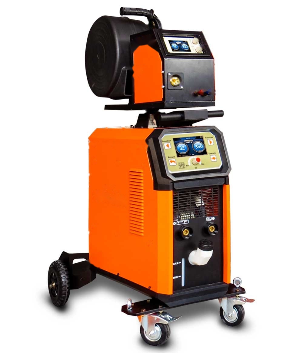 LCD 2 Screen 500A IGBT MIG Welder Gmaw Welding Machine 15kg Wire Spool