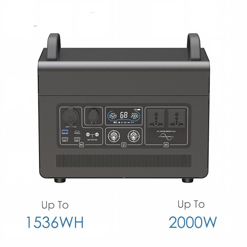 SATURN 2000W Solar Powered Station For Ventilator
