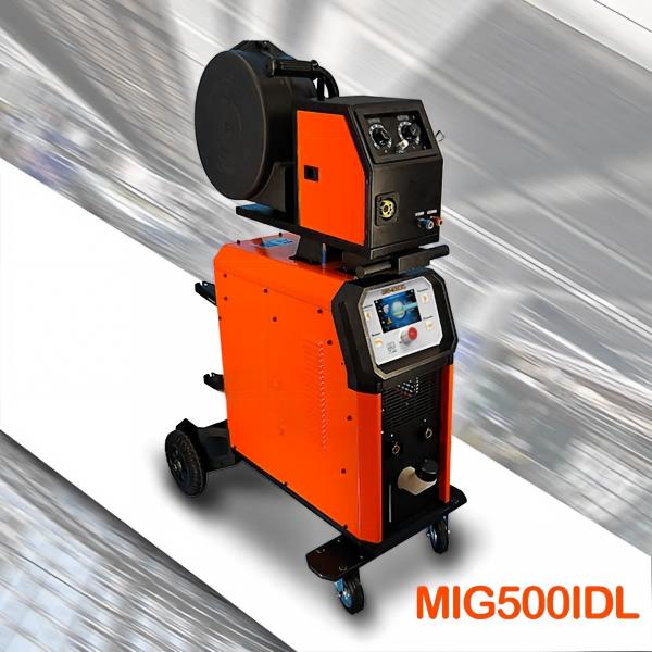 LCD Aluminum MIG Welding Machine Double Pulse Water Cooling with 4 ROLL