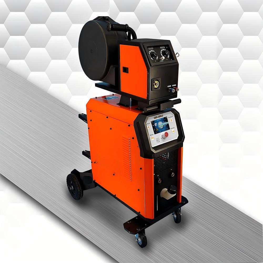 Dual Pulse IGBT Inverter MIG Welder , Portable Mig Welding Machine With Full Color LCD