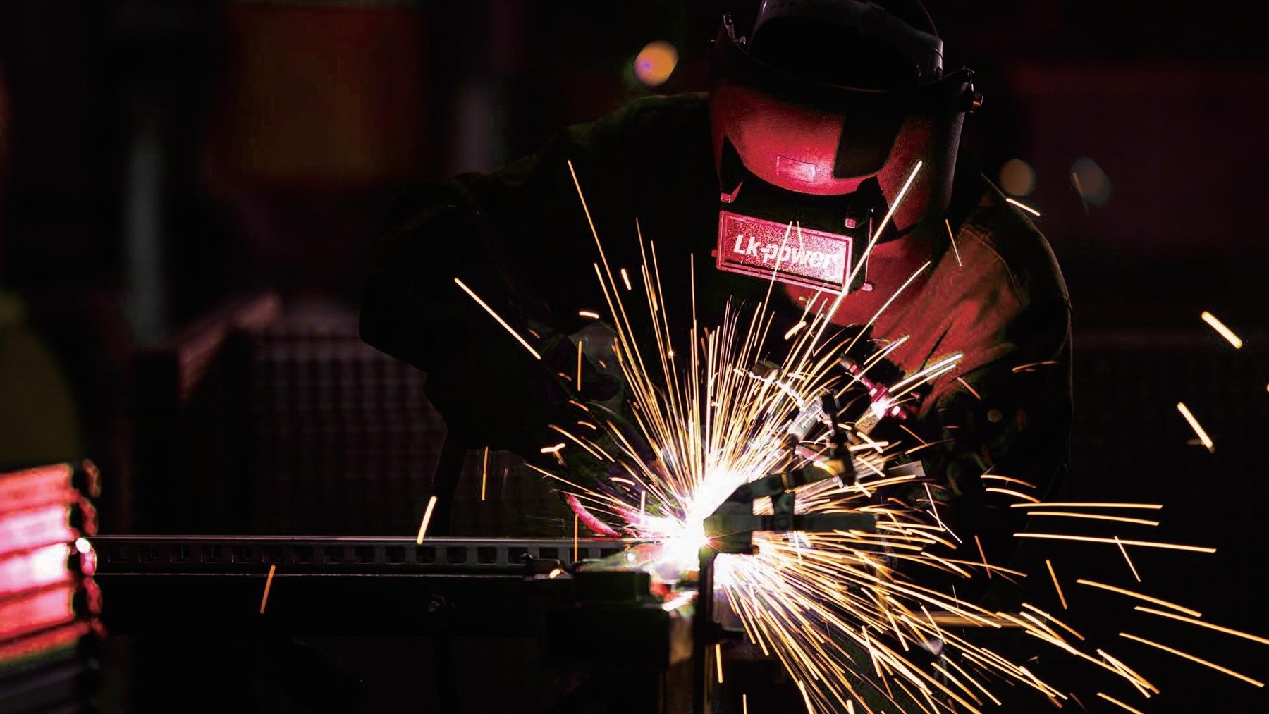 welding work scene