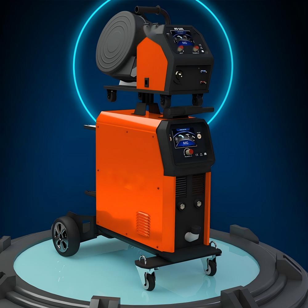 MIG500L Gmaw Welding Machine IGBT 500A 2 Screen LCD Display Welder